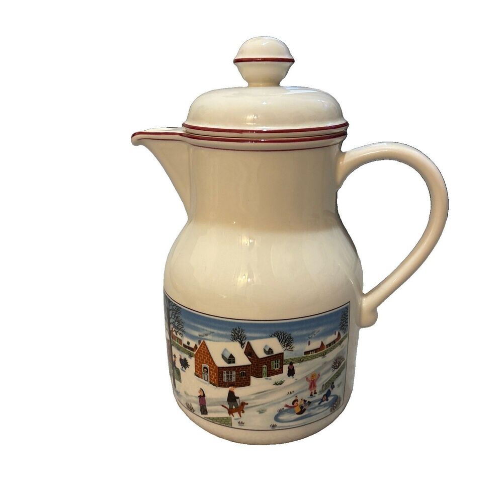 Villeroy & Boch Naif Christmas Coffee Tea Pot with Lid